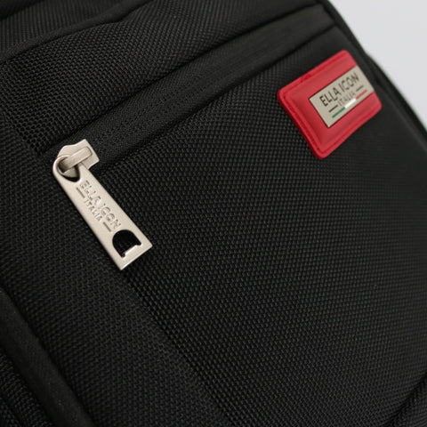 Geanta de umar, Ella Icon, Atena New, Negru, 22x7x25cm