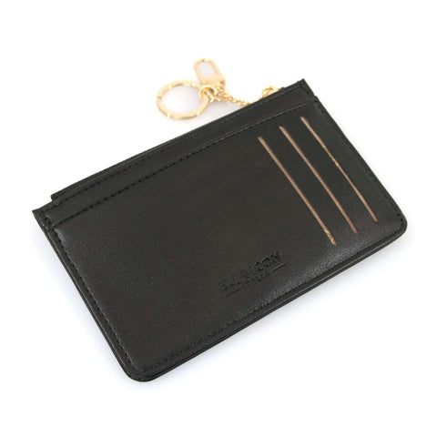 Etui pentru carduri Casual, Ella Icon, Negru, 14x9cm