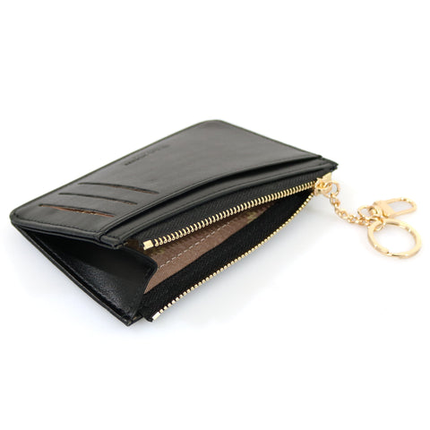 Etui pentru carduri Casual, Ella Icon, Negru, 14x9cm
