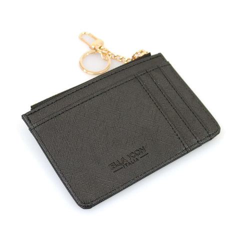 Etui pentru carduri Sim, Ella Icon, Negru, 12x9cm