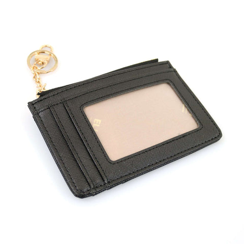 Etui pentru carduri Sim, Ella Icon, Negru, 12x9cm