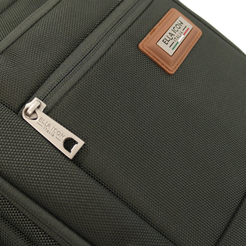 Geanta de umar, Ella Icon, Atena New, Verde Inchis, 22x7x25cm