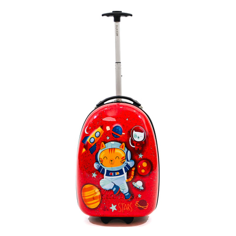 Troler pentru copii Space Cat Rosu 46X30X24