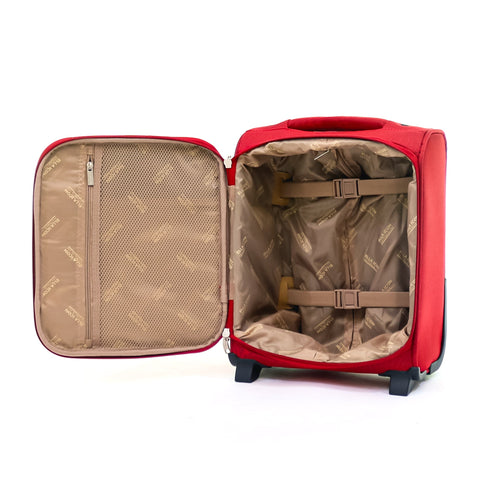 Troler Petra Textil Rosu 40X30x20 cm
