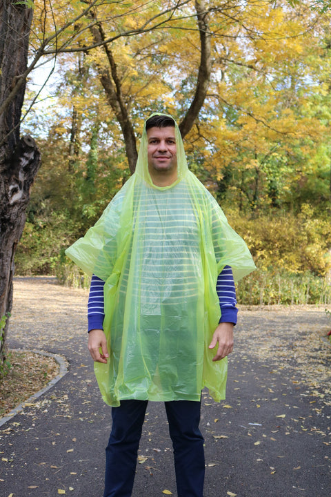 Pelerina de Ploaie - Model Poncho - Verde - BSP Guard