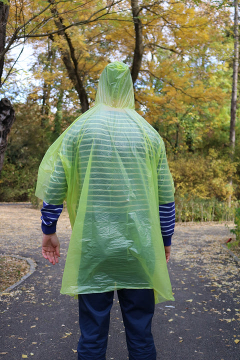 Pelerina de Ploaie - Model Poncho - Verde - BSP Guard