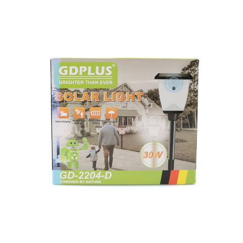 Lampa solara GDPLUS pentru gradina 30W GD-2204-D