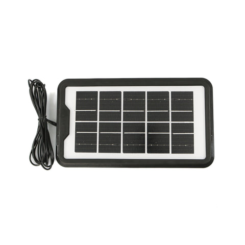 Sistem de iluminat solar GDPLUS cu 3 becuri, lanterna, GD-8080