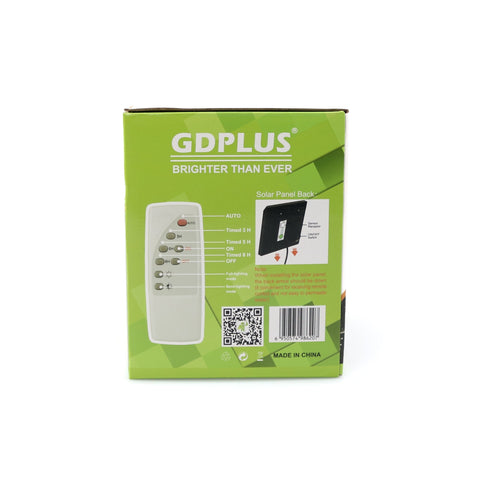 Lampa solara GDPLUS de perete cu telecomanda GD-8620