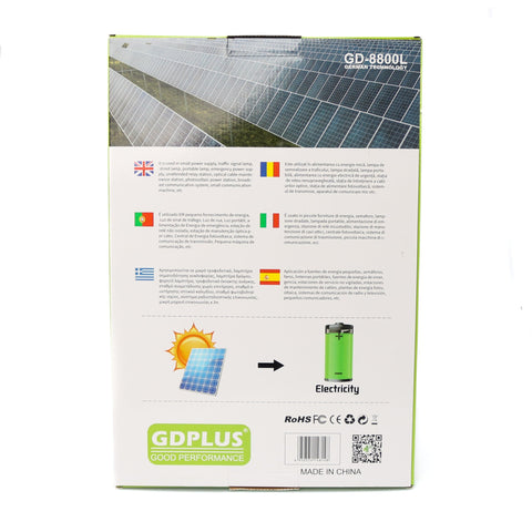 Proiector solar de perete GDPLUS cu telecomandă 100W GD-8800L